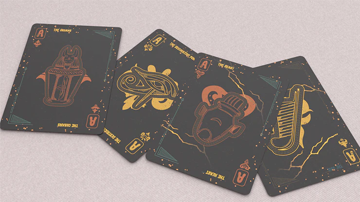 Frankenstein Series Egypt Edition (Gilded) Playing Cards - Image 4