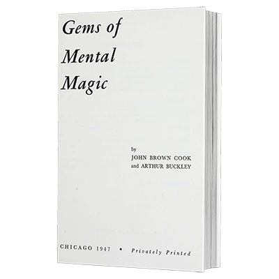 Gems of Mental Magic by Arthur Buckley and The Conjuring Arts Research Center - eBook DOWNLOAD