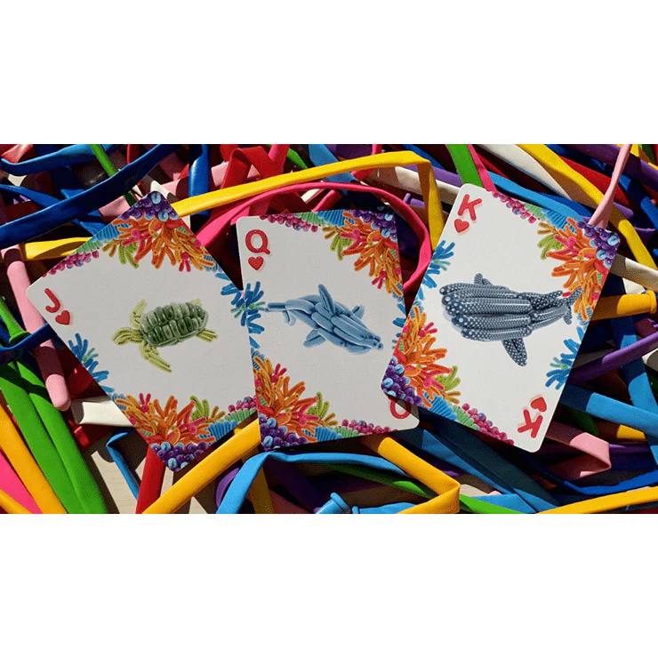 Gilded Bicycle Balloon (Ocean) Playing Cards - Image 3