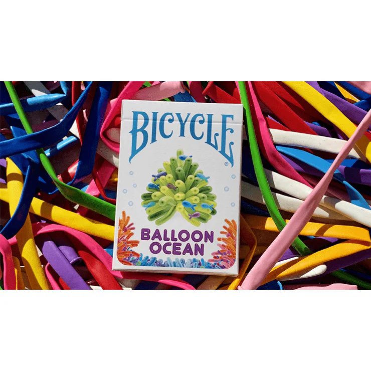 Gilded Bicycle Balloon (Ocean) Playing Cards - Image 6