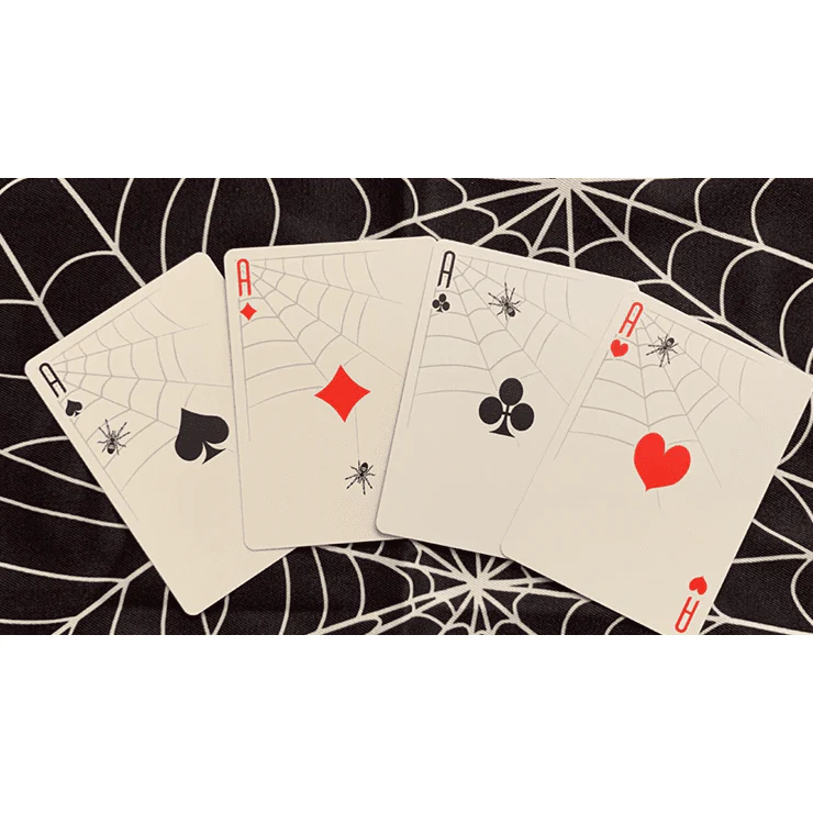 Gilded Bicycle Spider (Green) Playing Cards - Image 2
