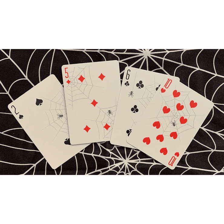 Gilded Bicycle Spider (Green) Playing Cards - Image 3