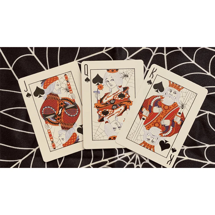Gilded Bicycle Spider (Green) Playing Cards - Image 4