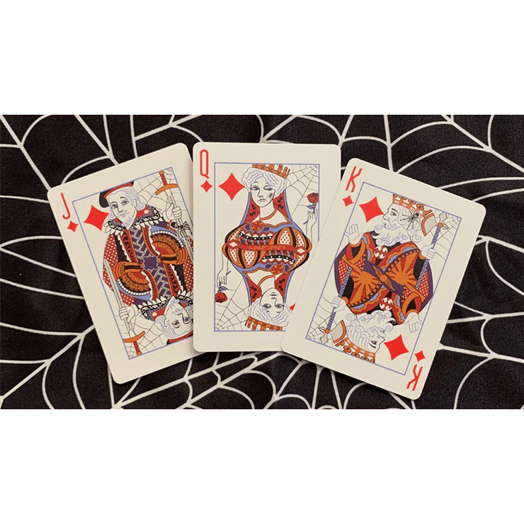 Gilded Bicycle Spider (Tan) Playing Cards - Image 4