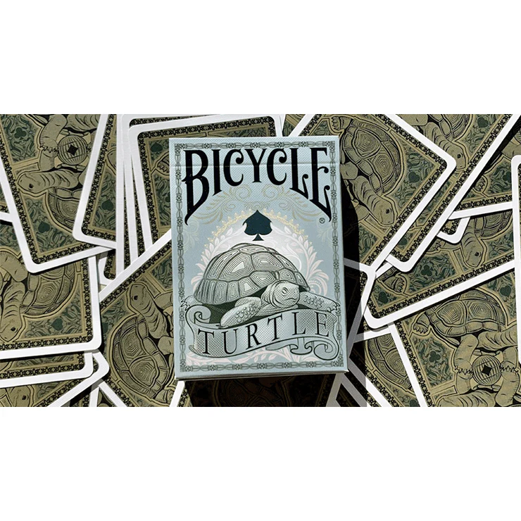 Gilded Bicycle Turtle (Land) Playing Cards - Image 6