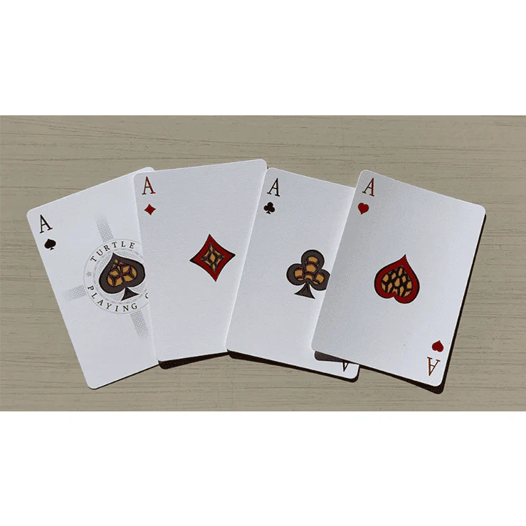 Gilded Bicycle Turtle (Sea) Playing Cards - Image 2