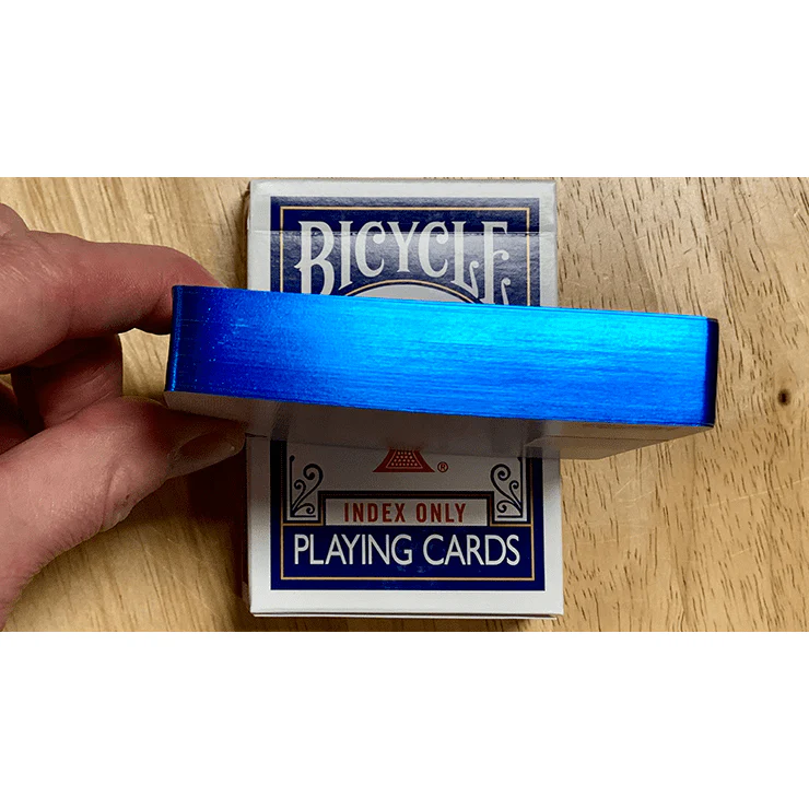 Gilded Blue Bicycle Index Only Playing Cards