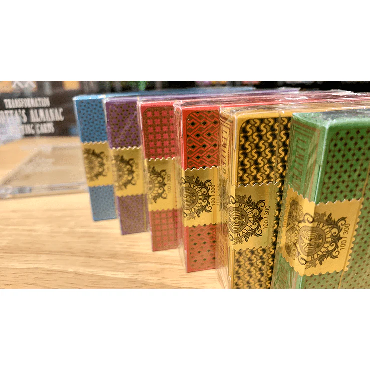 Gilded Cotta 6 Deck Set (w/ Case & Matching Tuck Seal Numbers) Playing Cards - Image 2