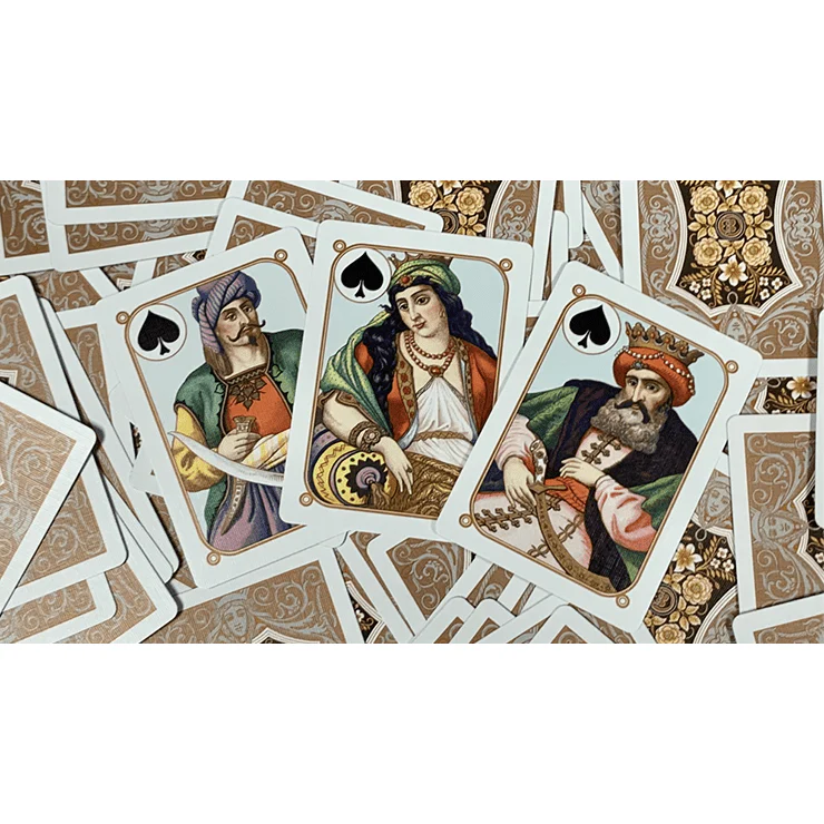 Gilded Four Continents (Copper) Playing Cards - Image 4