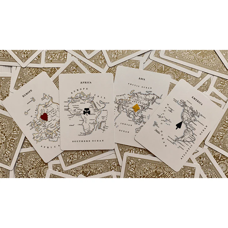 Gilded Geographical Hodges Playing Cards - Image 3