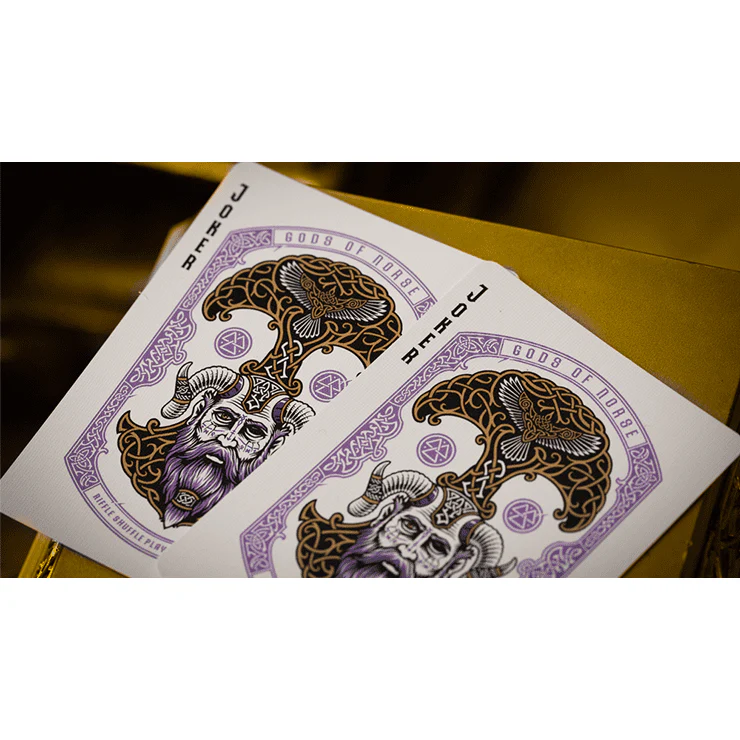 Gods of Norse Purple Royale Playing Cards - Image 3