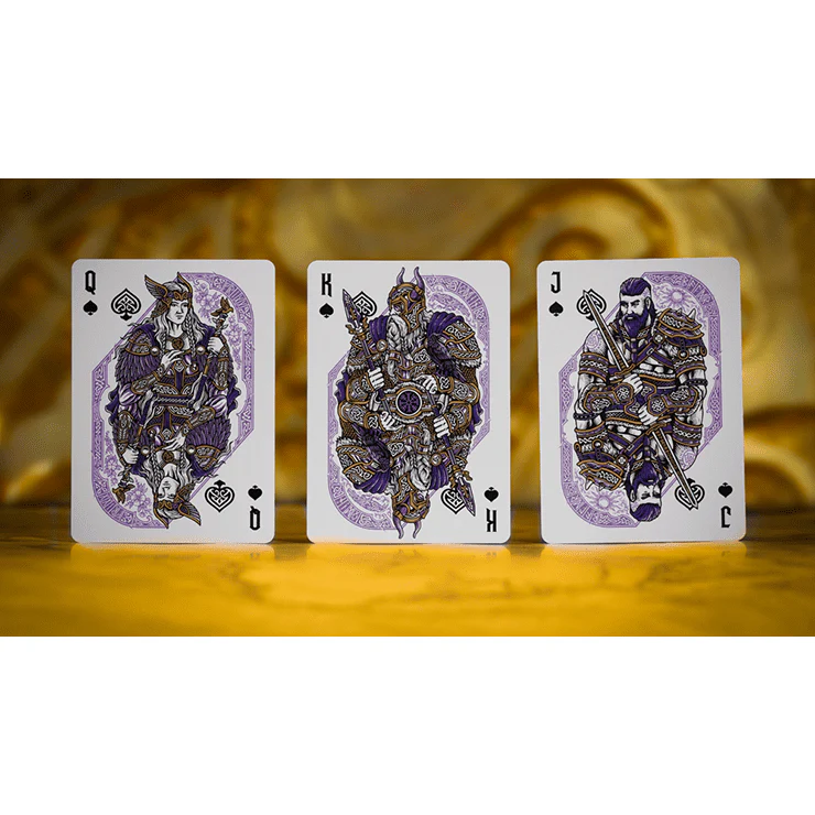 Gods of Norse Purple Royale Playing Cards - Image 4