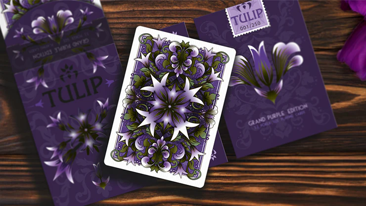 Grand Tulip Purple Playing Cards by Dutch Card House Company - Image 4
