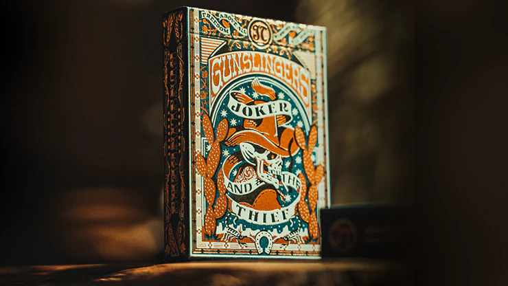 Gunslingers Poker (Blue) Playing Cards