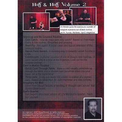 Half And Half - Volume 2 by Doug Brewer - DVD - Image 2