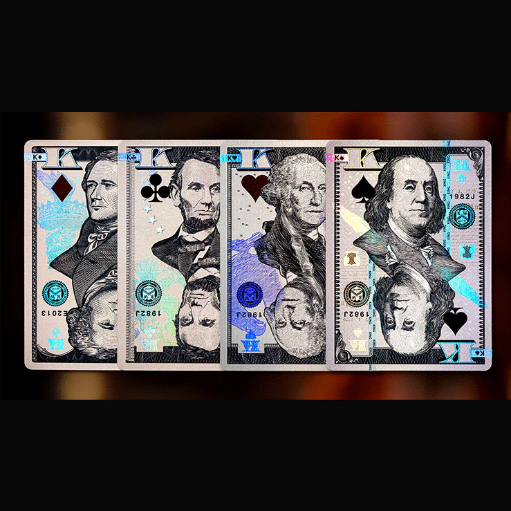 Holographic Legal Tender Playing Cards by Kings Wild - Image 5
