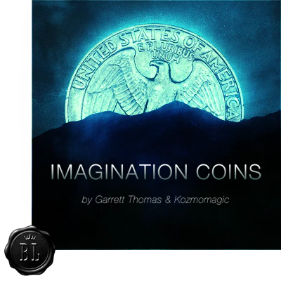 Imagination Coins UK (DVD and Gimmicks) by Garrett Thomas and Kozmomagic - DVD