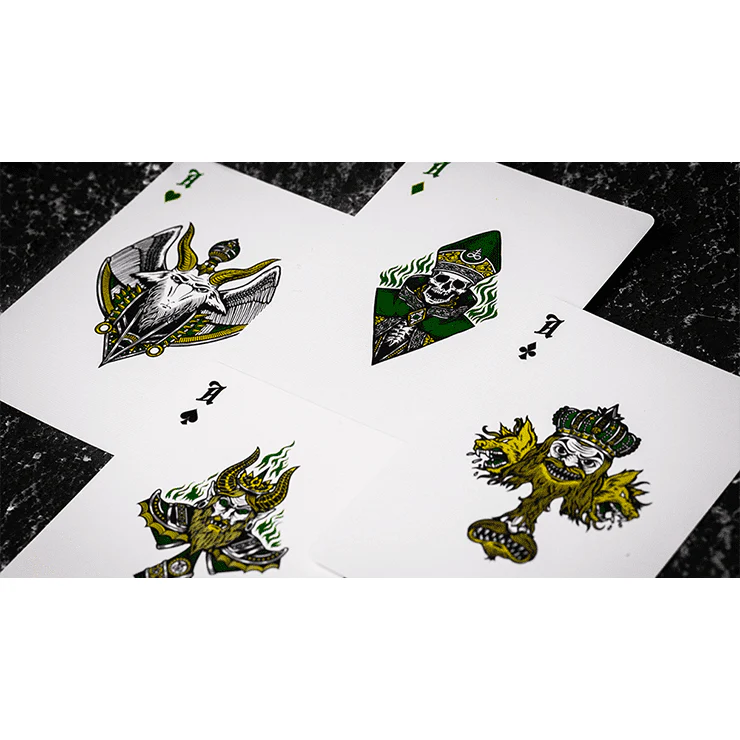 Inferno Emerald Blaze Edition Playing Cards - Image 3