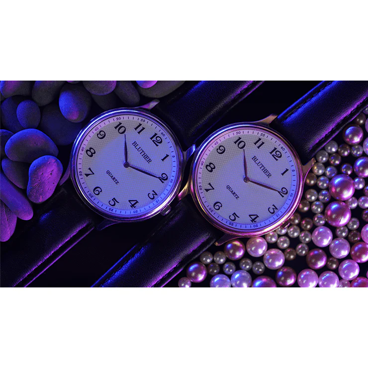 Infinity Watch V3 - Gold Case White Dial / STD Version (Gimmick and Online Instructions) by Bluether Magic - Trick - Image 4
