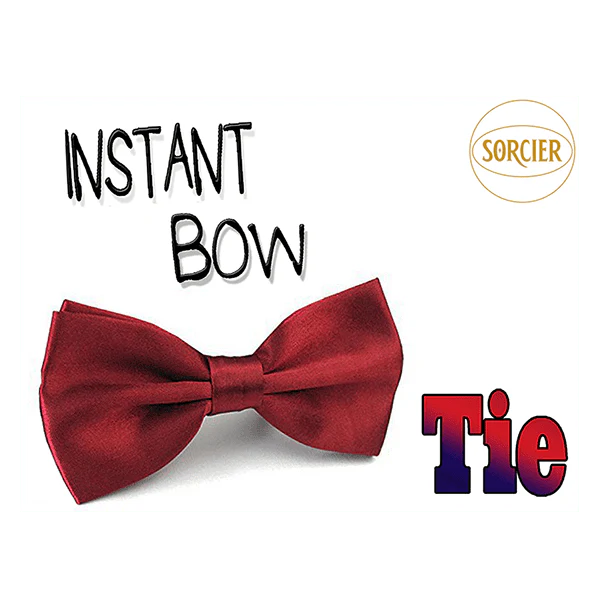 Instant Bow Tie (Red) by Sorcier Magic - Trick