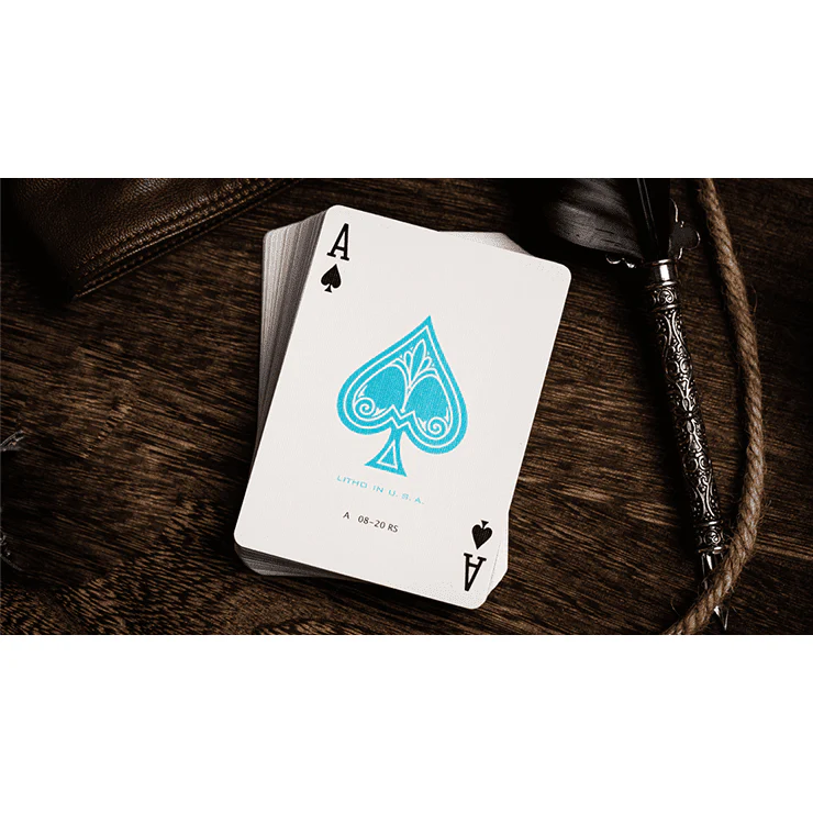 Jerry's Nugget (Icey Blue) Marked Monotone Playing Cards - Image 2