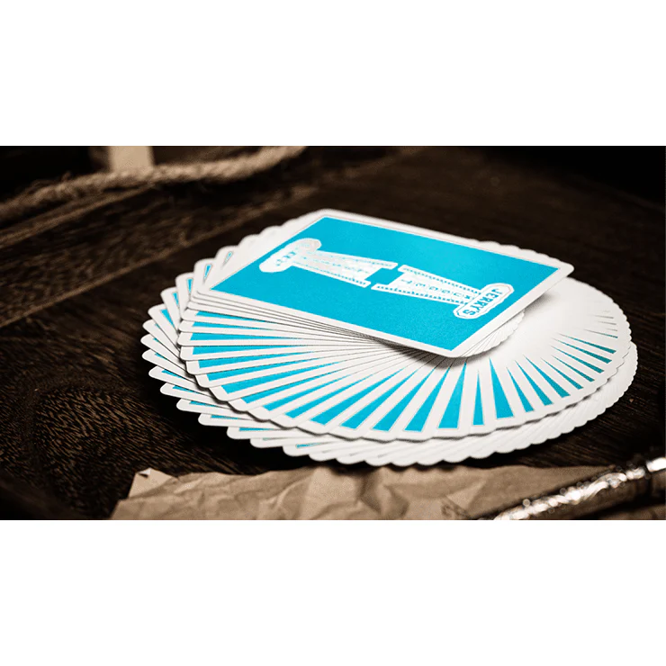 Jerry's Nugget (Icey Blue) Marked Monotone Playing Cards - Image 4
