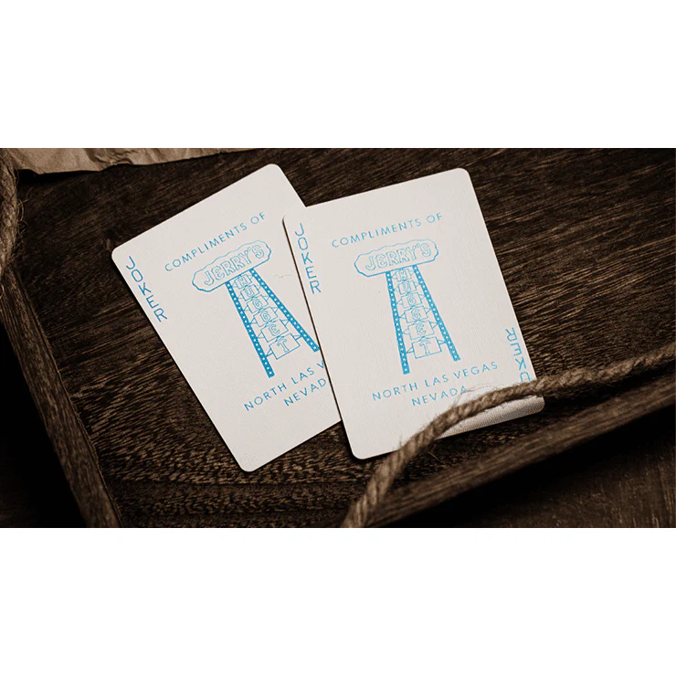 Jerry's Nugget (Icey Blue) Marked Monotone Playing Cards - Image 5