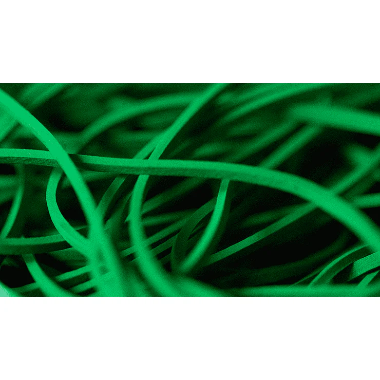Joe Rindfleisch's SIZE 16 Rainbow Rubber Bands (Marcus Eddie - Green Pack ) by Joe Rindfleisch - Trick - Image 2