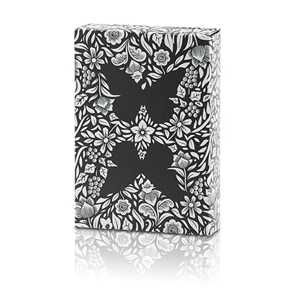 Limited Edition Butterfly Playing Cards Marked (Black and White) by Ondrej Psenicka - Image 4