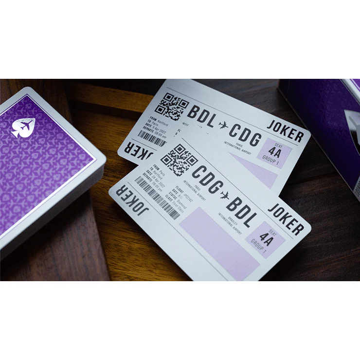 Limited Edition Lounge in Passenger Purple by Jetsetter Playing Cards - Image 4