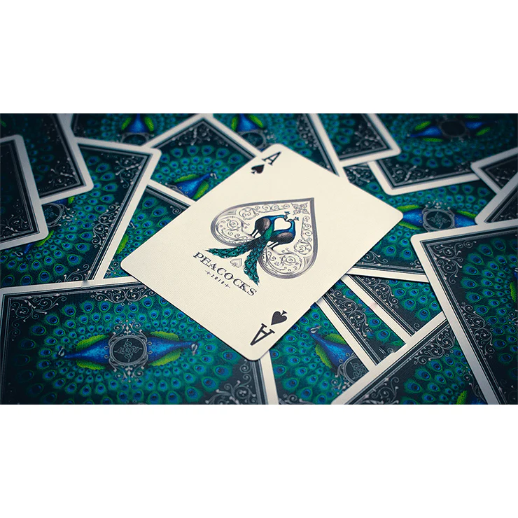 Limited Edition Peacocks Playing Cards by Rocsana Thompson - Image 4