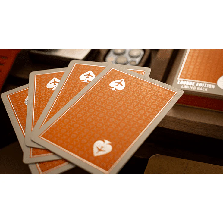 Lounge Edition in Hangar (Orange) with Limited Back by Jetsetter Playing Cards - Image 3