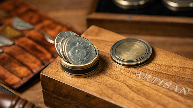 M Box Luxury Set (Half Dollar) by Artisan Coin & Jimmy Fan - Trick - Image 2