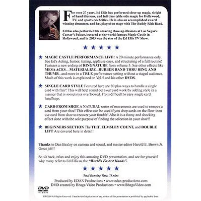 Magic Castle Performance Vol. 6 Live by Ed Ellis - DVD - Image 2
