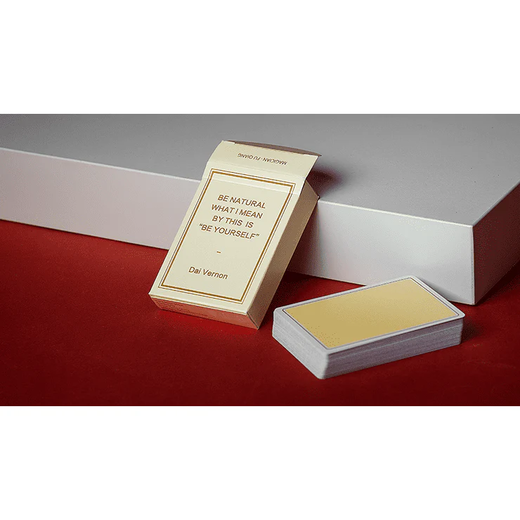 Magic Notebook Deck - Limited Edition (Champagne) by The Bocopo Playing Card Company - Image 2
