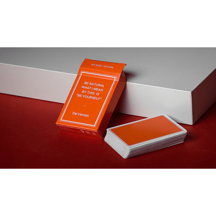 Magic Notebook Deck - Limited Edition (Orange) by The Bocopo Playing Card Company - Image 2