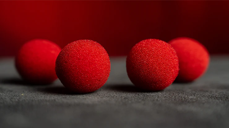 Magic Sponge Balls 4PK RED 1.5" by Murphy's Magic - Image 3