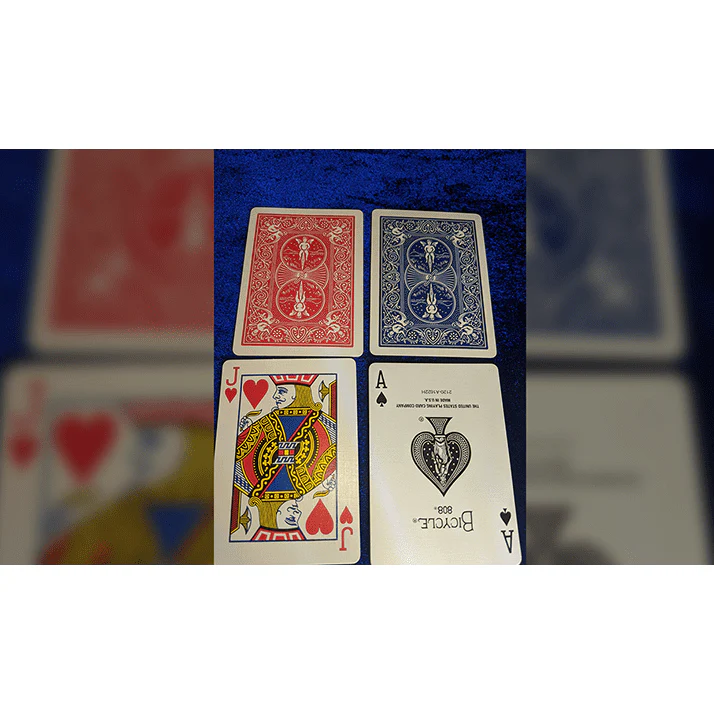 Magnetic Cards (2 pack/Blue Jokers) by Chazpro Magic - Trick - Image 4