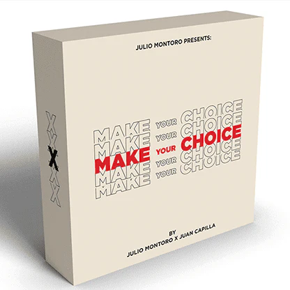MAKE YOUR CHOICE (Gimmicks and Online Instruction) by Julio Montoro and Juan Capilla - Trick