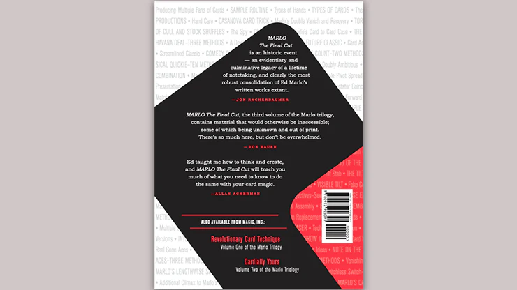 Marlo The Final Cut - Third Volume Of The Marlo Card Series - Book - Image 2
