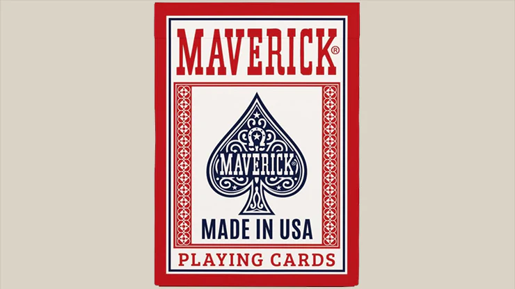 Maverick Made in the USA (Red) Playing Cards