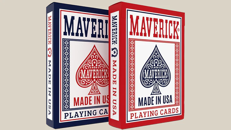 Maverick Made in the USA (Red) Playing Cards - Image 4