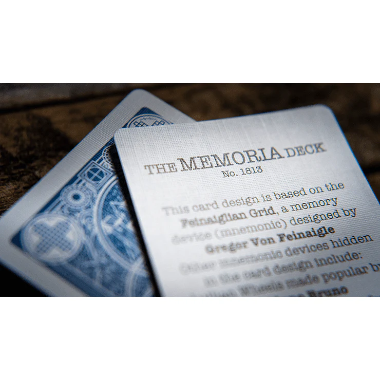 Memoria Deck (Feinaiglian Grid) Playing Cards - Image 2