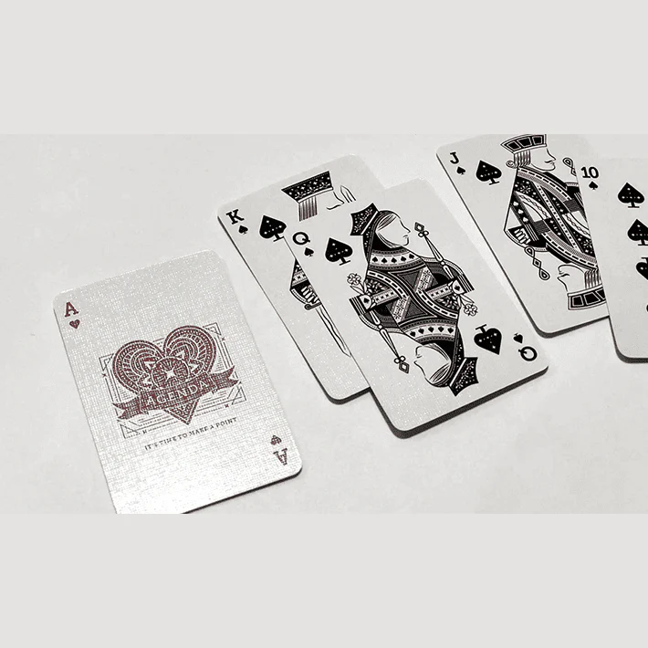 Mini Agenda Playing Cards (White) - Image 6