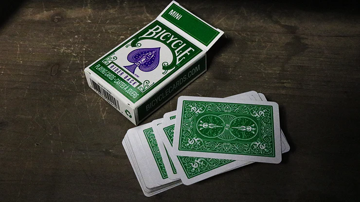 Mini Bicycle Cards (Green) - Image 2