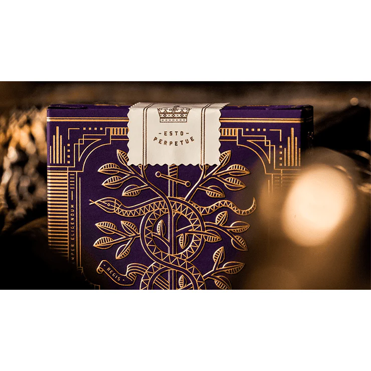 Monarch Royal Edition (Purple) Playing Cards by theory11 - Image 2