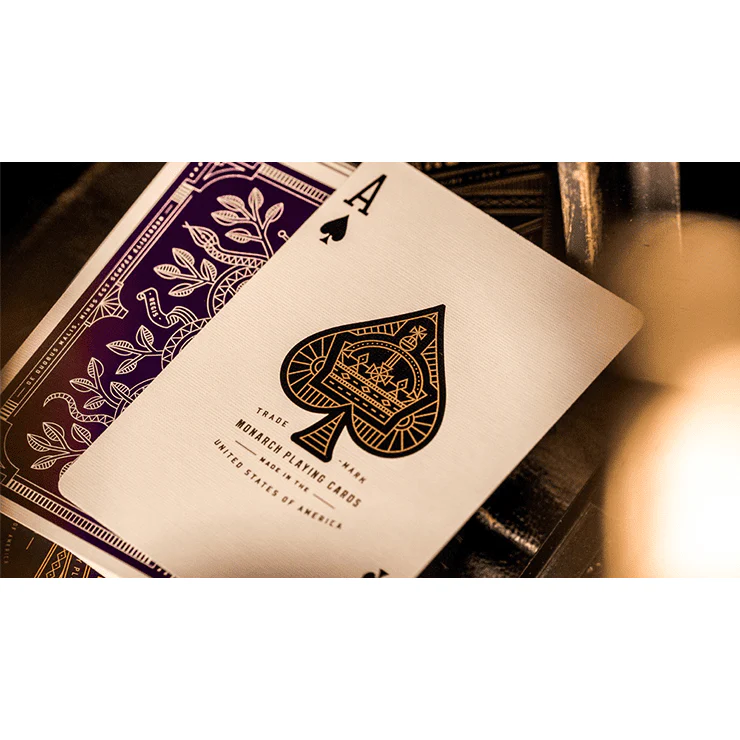 Monarch Royal Edition (Purple) Playing Cards by theory11 - Image 4
