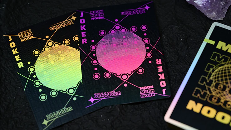 Moon (Black Holo) Playing Cards - Image 4