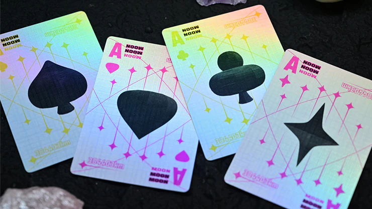 Moon (White Holo) Playing Cards - Image 2