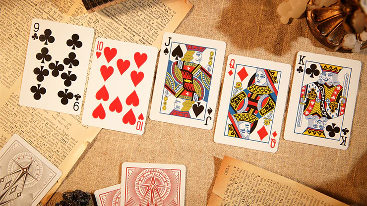 Mr. Black V2 (Red) Playing Cards - Image 5